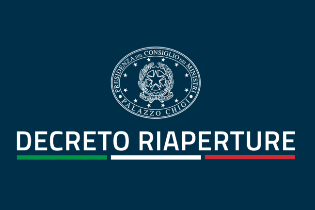DECRETO RIAPERTURE: LE&nbsp;NOVITA’