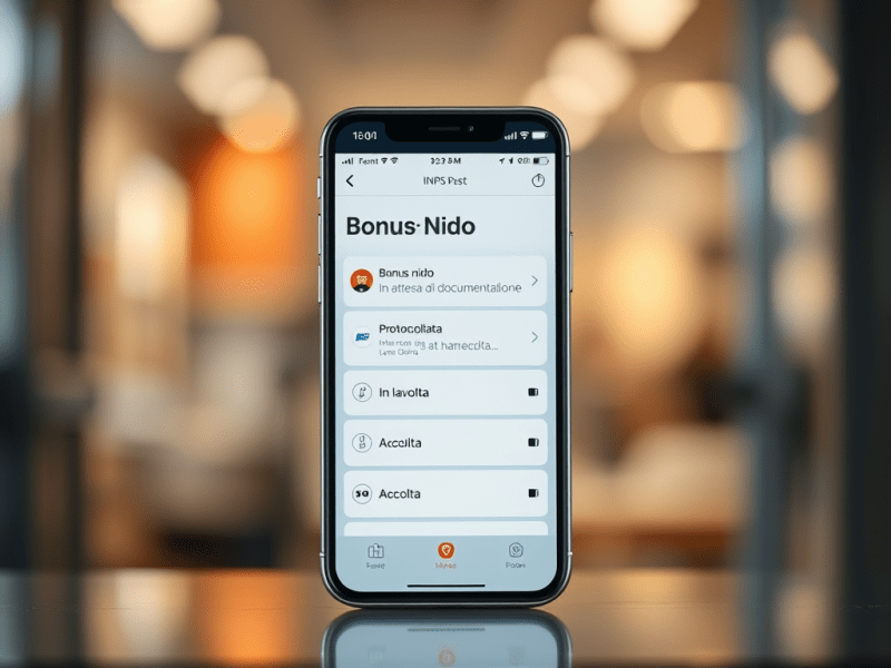 Il  Bonus Nido sull’App INPS&nbsp;Mobile