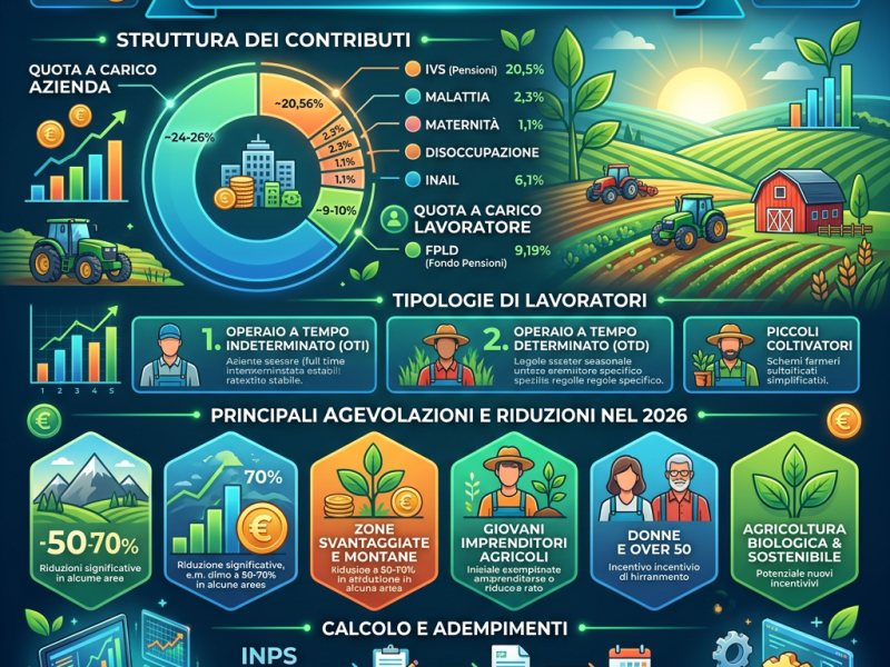 Aliquota contributiva Aziende agricole&nbsp;2026